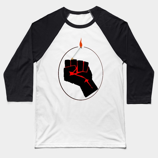 Revolutionary Cigarette Break Baseball T-Shirt by neememes